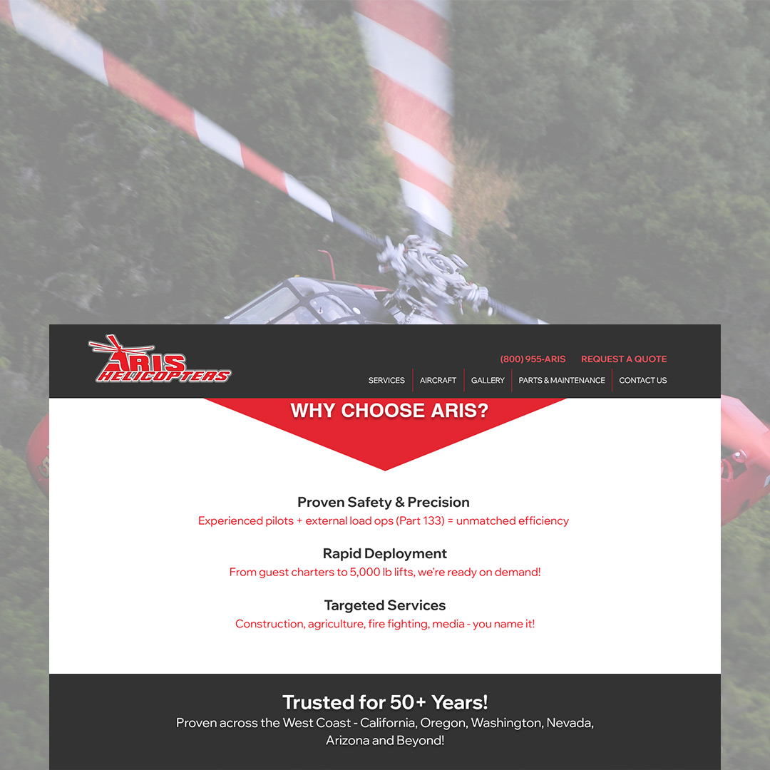 aris helicopters website image