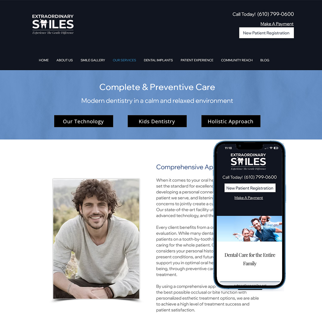 extraordinary smiles website image