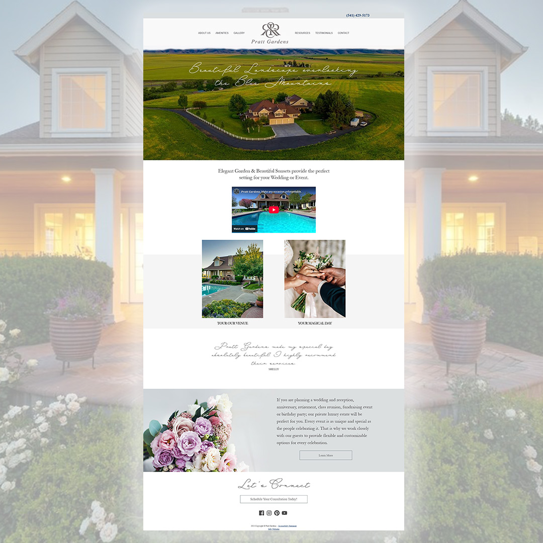 Pratt Gardens website image